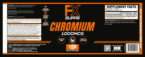 Chromium Polynicotinate 1,000mcg - 100ct