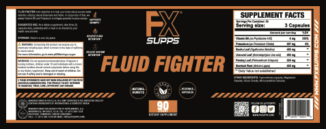 FLUID FIGHTER 90ct - Maximum Strength Herbal Diuretic