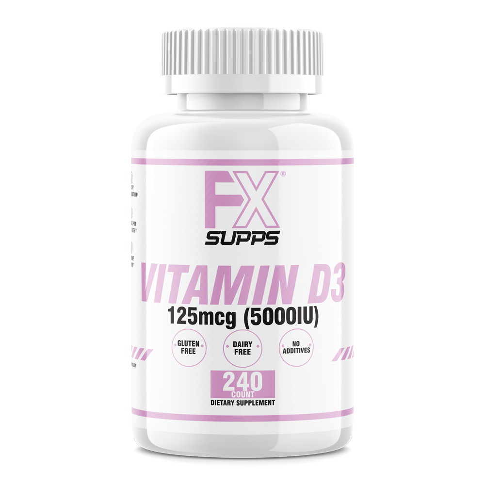 VITAMIN D3 5,000 IU (125 mcg), - Cognitive & Immune Support