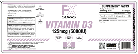 VITAMIN D3 5,000 IU (125 mcg), - Cognitive & Immune Support
